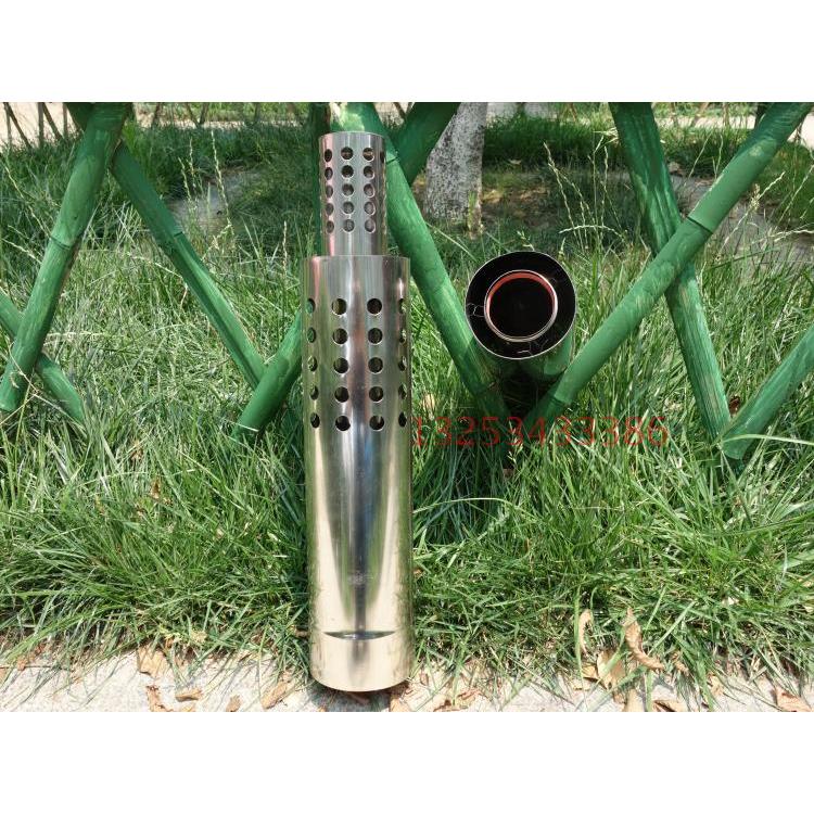 平衡式热水器壁挂炉不锈钢双层排烟管防倒风穿出墙管冲孔标配尾管