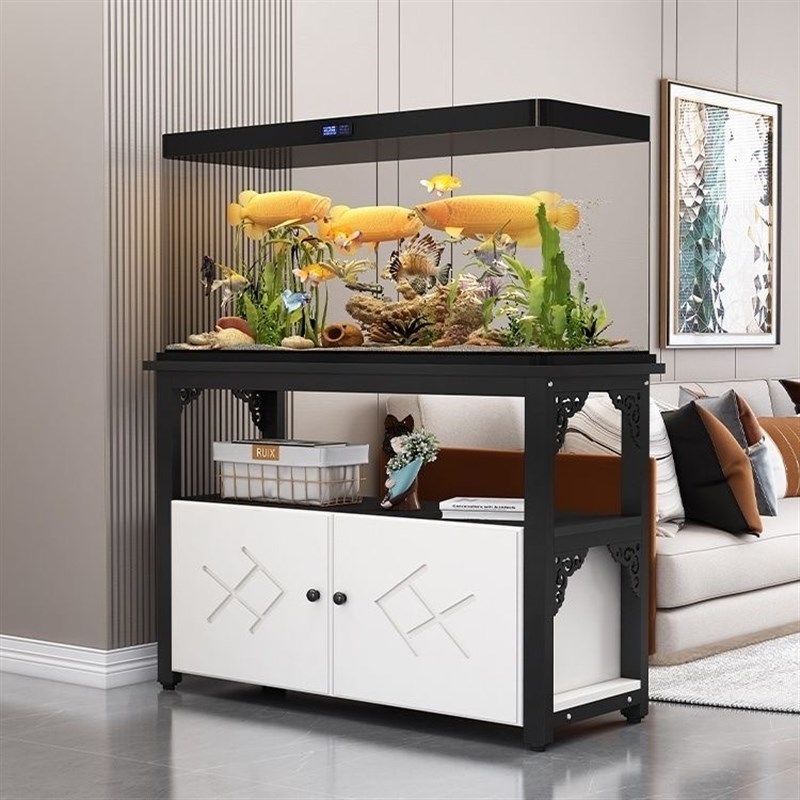 鱼缸底柜鱼缸架金属底架底座草缸鱼缸架子铁艺鱼缸底架水族箱定做