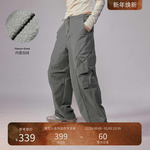 瞬时山野Monterest山系户外轻量加绒弯刀工装 女 休闲直筒伞兵长裤