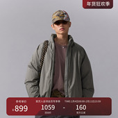 瞬时山野Monterest复古立领户外C6防泼水内绗缝保暖90鹅绒羽绒服