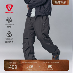保暖防泼水休闲裤 瞬时山野Monterest山系户外复古金标P棉棉裤 工装
