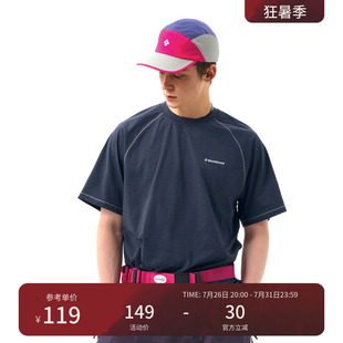 瞬时山野Monterest5A抗菌户外徒步训练夏季吸湿速干运动短袖T恤男