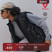 瞬时山野Monterest户外防泼水保暖宽松黑标P棉立领休闲棉服马甲男