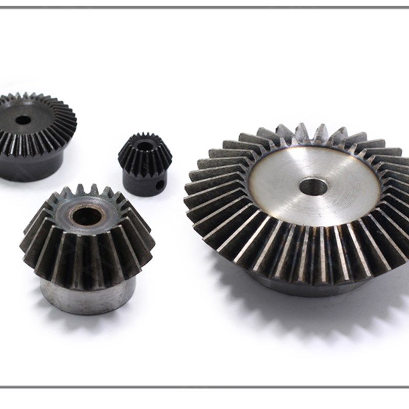 精密伞齿轮1:2速比到o1比8速比90度传动锥齿轮0.5模0.8模1模2模3