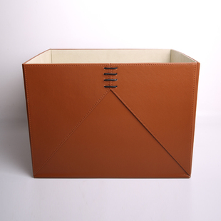 皮盒收纳箱定制家具软装饰收纳盒折叠形式PU衣帽S间厅柜顶层柜储