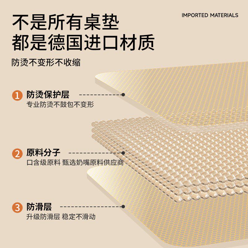 餐桌垫透明桌布免洗防油防水2024C新款软玻璃茶几电视柜台面保护