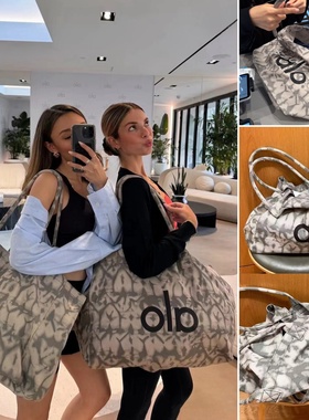 美国alo瑜伽包帆布包大容量日常户外通勤运动托特包肯豆同款 现货