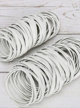 *5橡皮筋高550*皮套耐橡皮圈牛皮筋弹M皮筋白5M白色工业加宽60用