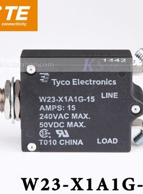 Tyco TE W23-X1A1G-15 15A 6-1393246-6 UL CSA 1-50Amps 断路器