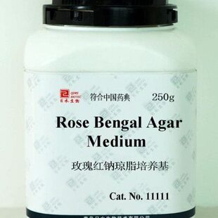 菌水用包装g酵母计数培养基250玫瑰脂于霉菌 钠琼青岛 红 日