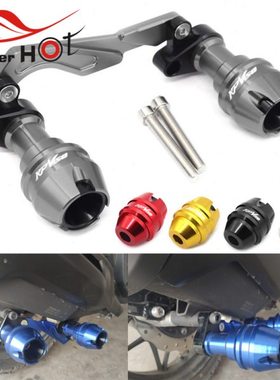 适用ADV350大阳ADV150改装配件力帆KPV150排气管防摔棒前轮防摔球