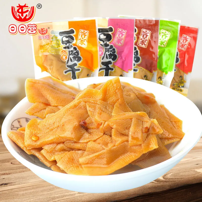 长汀豆腐干日日营散装客家卤水五香卤混装豆干独立小包装宿舍办公