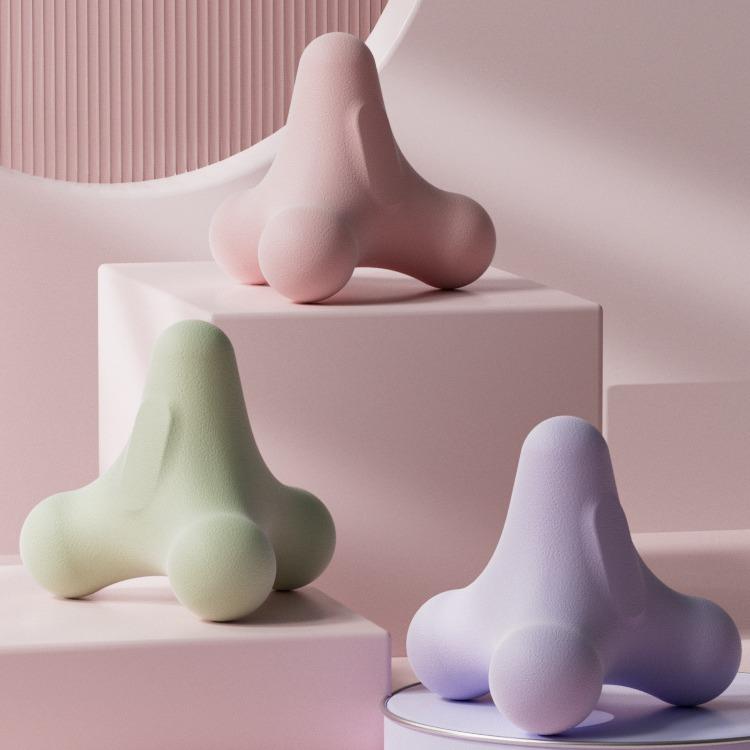 新款四角筋膜球肌肉放松按摩球tpe按穴位舒展肩颈缓解酸痛健身球