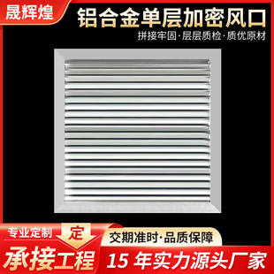 饰新款 铝合金单层加密风口百叶窗遮挡装 防尘罩家用地暖分水器格栅