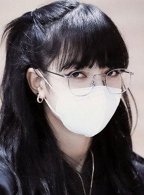 Lisa同款纯钛眼镜框女深圳复古网红大框全框平光眼镜架F31015