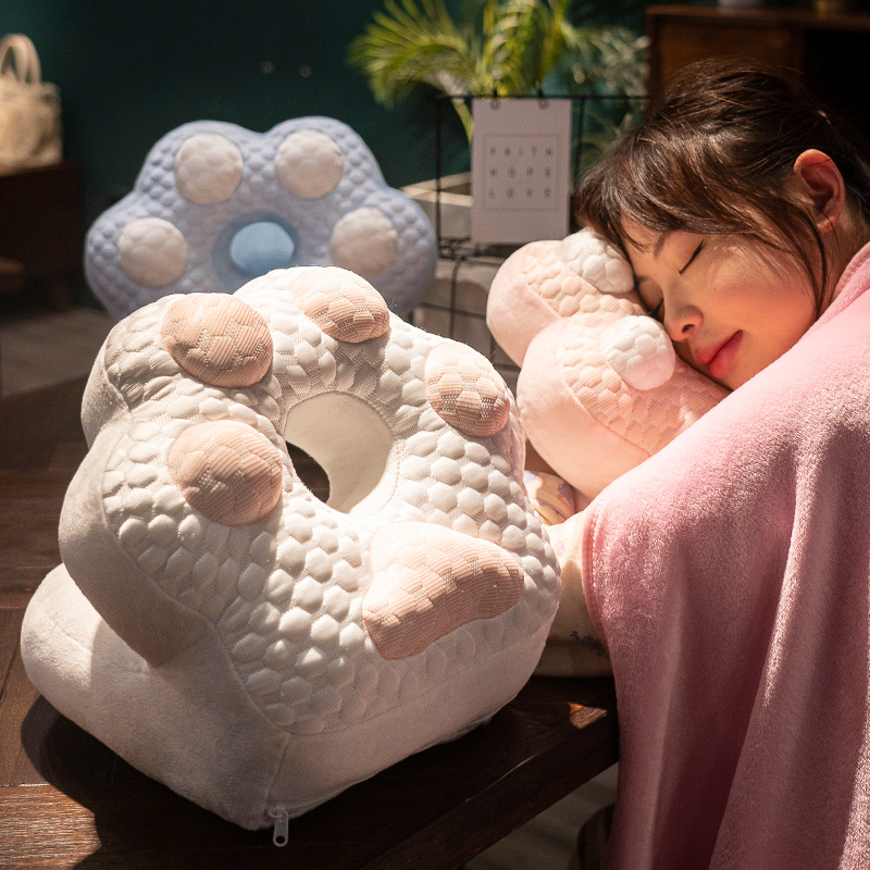 冰豆豆午睡枕趴睡枕小学生办公室趴桌子睡觉抱枕午休神器午觉枕头