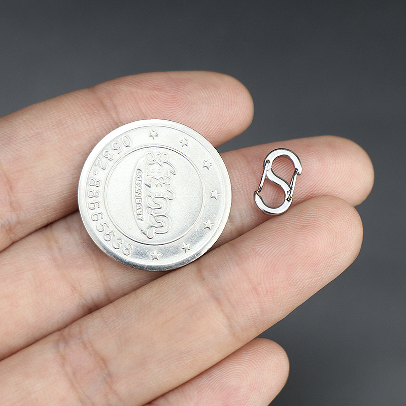 钛合金迷你快挂扣挂钩配件简约钥匙扣项链连接扣钥匙链DIY锁匙扣