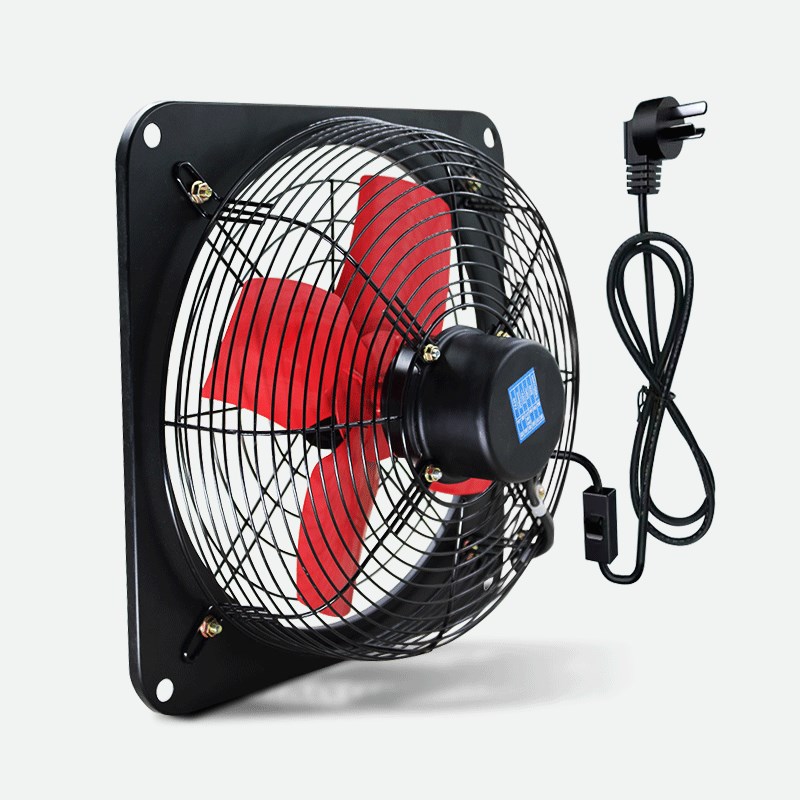 厨房强力排油烟排气扇换气通风扇玻璃窗式风扇免打孔排风扇抽风机