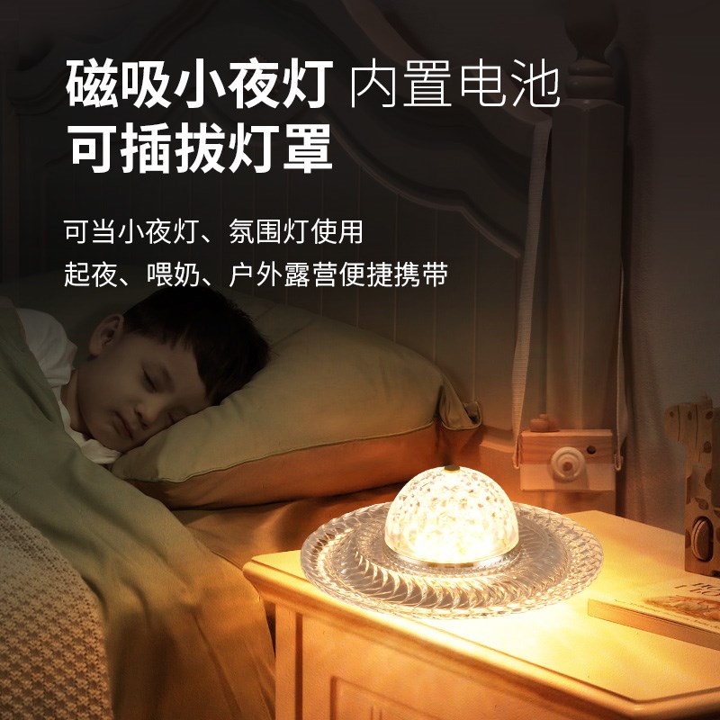 林奥202新款无线充电台灯可拆卸光源护眼学习书桌台灯床头卧室灯