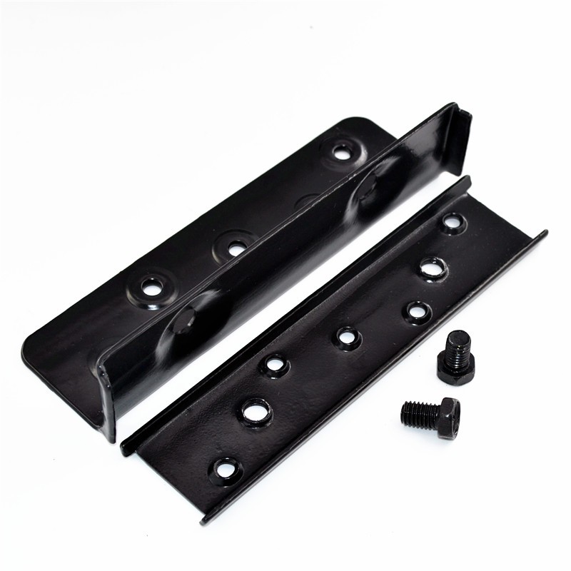 重型黑色英寸床挂件 床插 床铰链 床连接重型角码 一价格