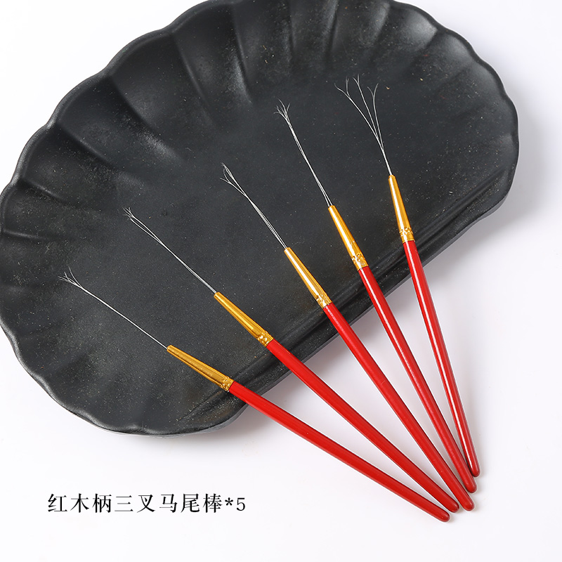 天艺采耳工具装掏耳朵挖耳勺马尾打耳分叉马尾毛掏耳勺转耳毛毛