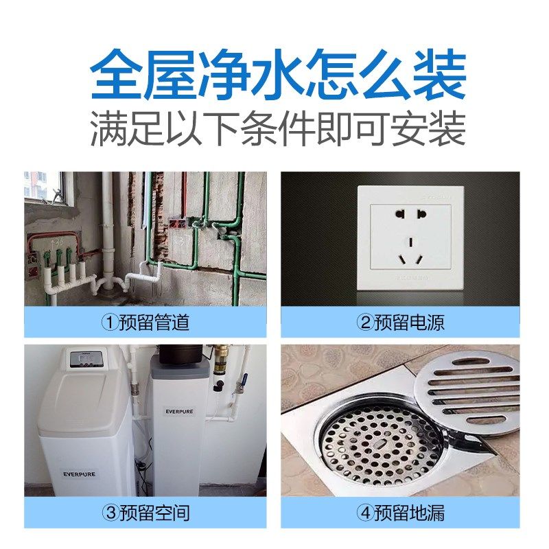 滨特尔软水爱惠浦净水器别墅全屋净水系统大中央净水
