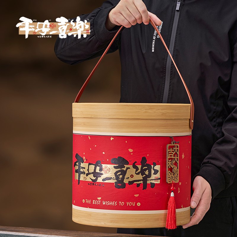 2023新款年礼高档礼品包装盒白茶普洱茶大红袍通用年货空罐礼盒