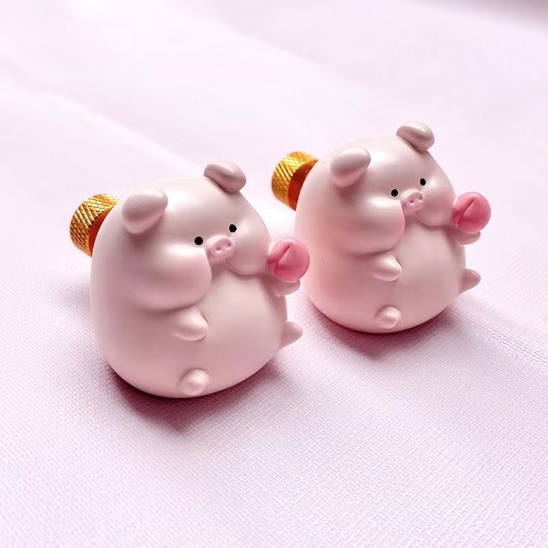 可爱小猪拉手现代家具儿童房定制衣柜门橱柜子抽屉卡通小把手单孔