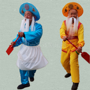 船头折叠旱船农村船采莲船秧歌红色喜庆社火装演出道具