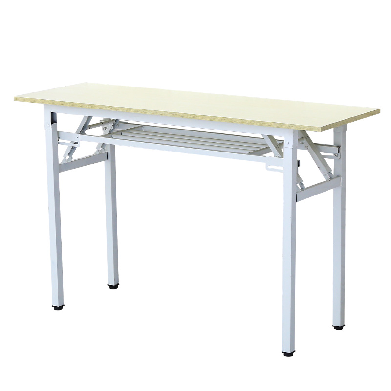 折叠桌长条桌灰白色桌写字台电脑桌餐桌摆地摊桌会议活动