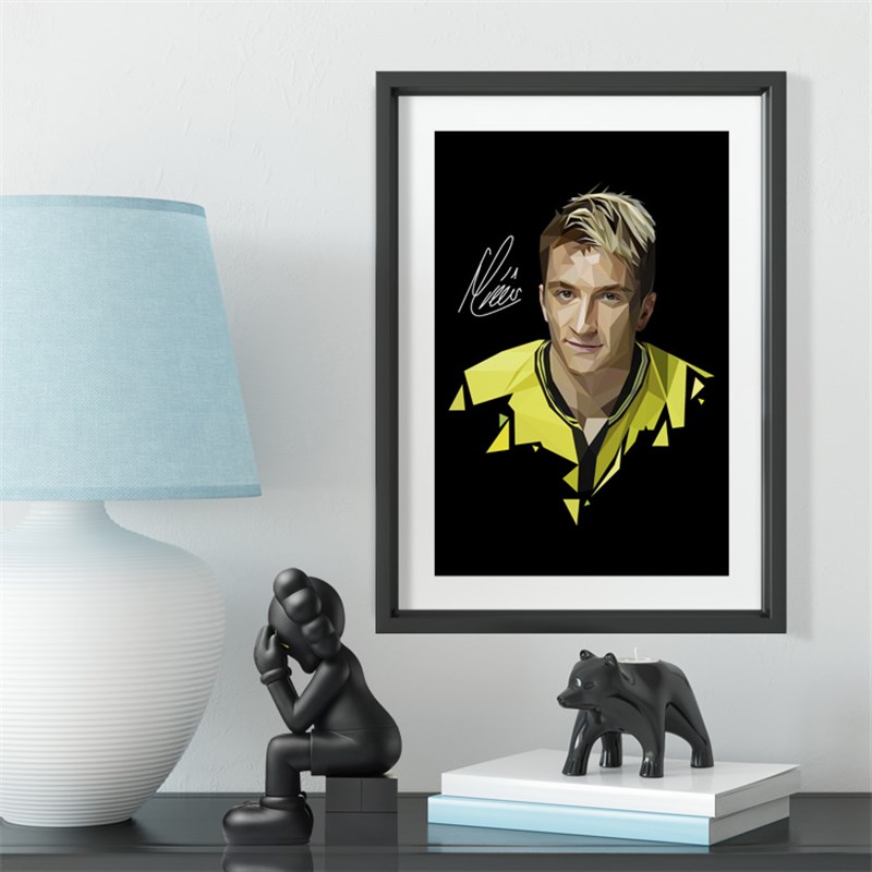 多特蒙德罗伊斯晾衣款实木装饰相框照片墙桌摆挂框摆件酒吧壁画