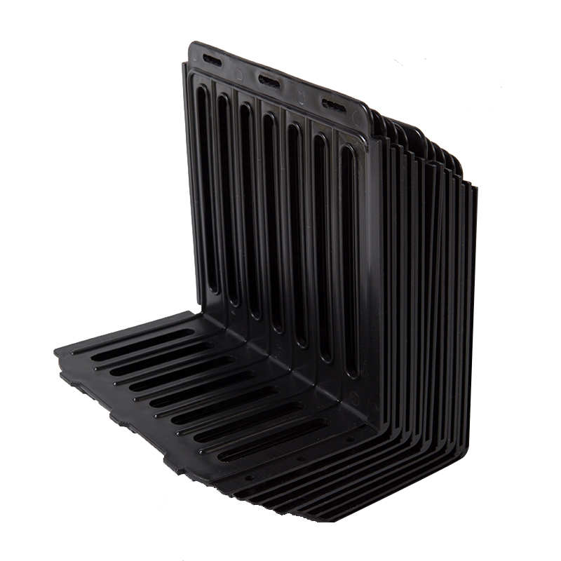 超市水果护栏 生鲜挡板 蔬菜护边货架黑色隔断塑料围栏永辉小护栏