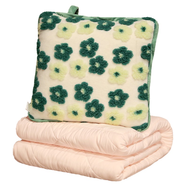抱枕被子两用加厚加绒办公室午睡枕头毯子二合一汽车车载折叠靠枕