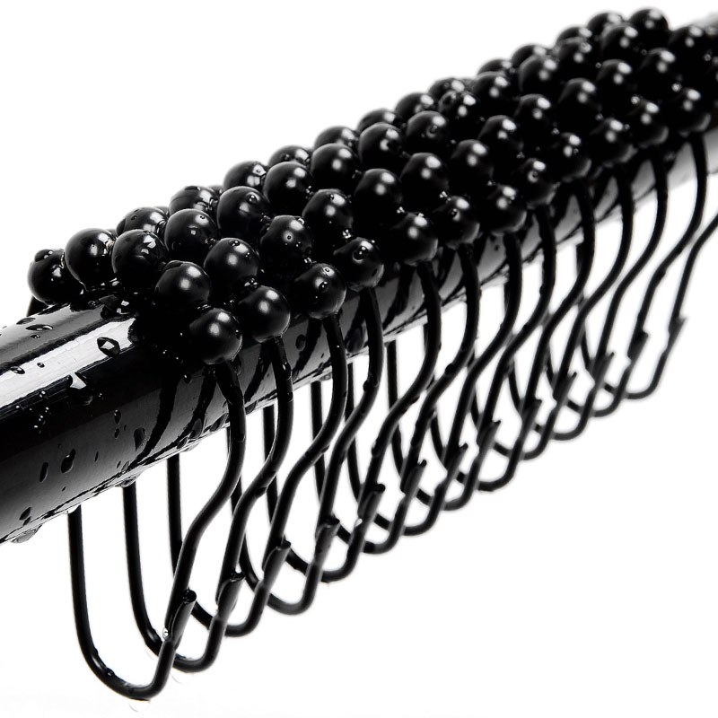 0不锈钢滚珠浴帘挂环浴帘挂钩金属活扣挂勾扣环浴帘勾环口环