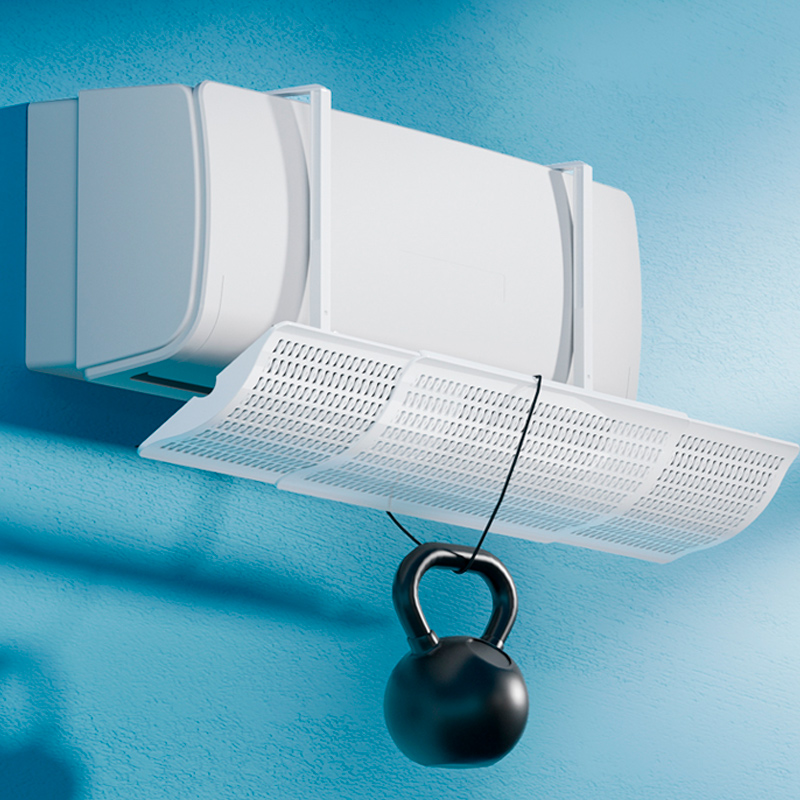 欧美龙壁挂式空调挡风板防直吹可调节免安装遮出风口冷气挡板通用