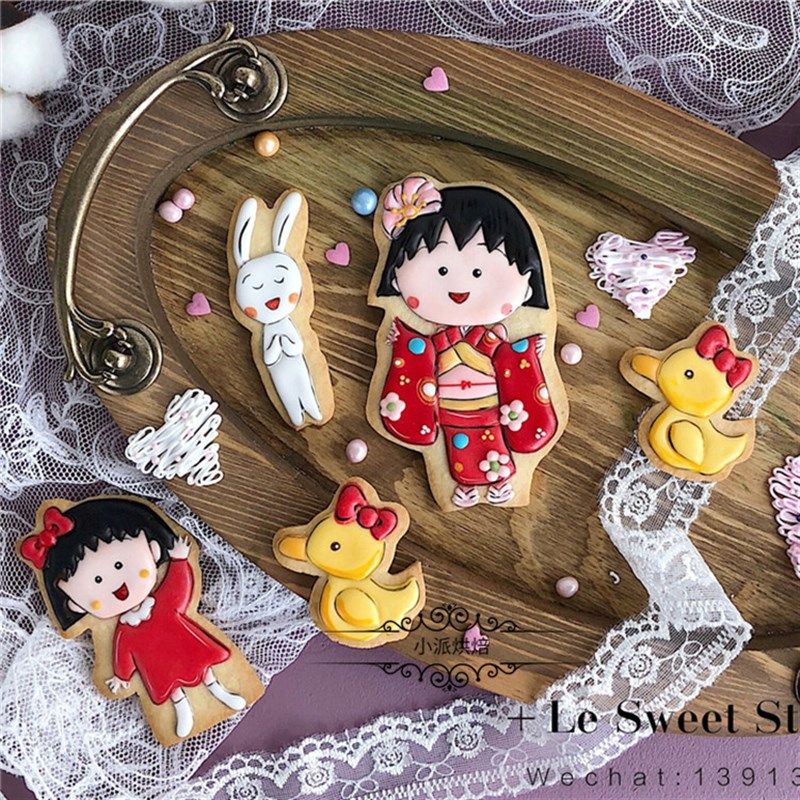 乐甜鱼鱼出品樱桃小丸子糖霜饼干模具曲奇装饰卡通烘焙家用,厨房/烹饪用具,烘焙模具,淘宝优惠券,粉丝福利购,淘宝优惠卷