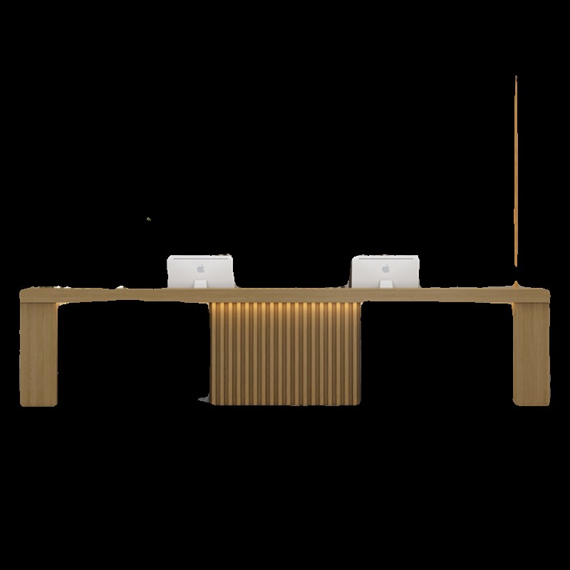 中式公司柜台收银柜台吧台接待台店铺高端新款酒店前台柜台大气