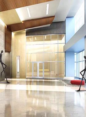 现代抽象人物雕塑大型落地酒店过道艺术品样板间售楼处装饰品