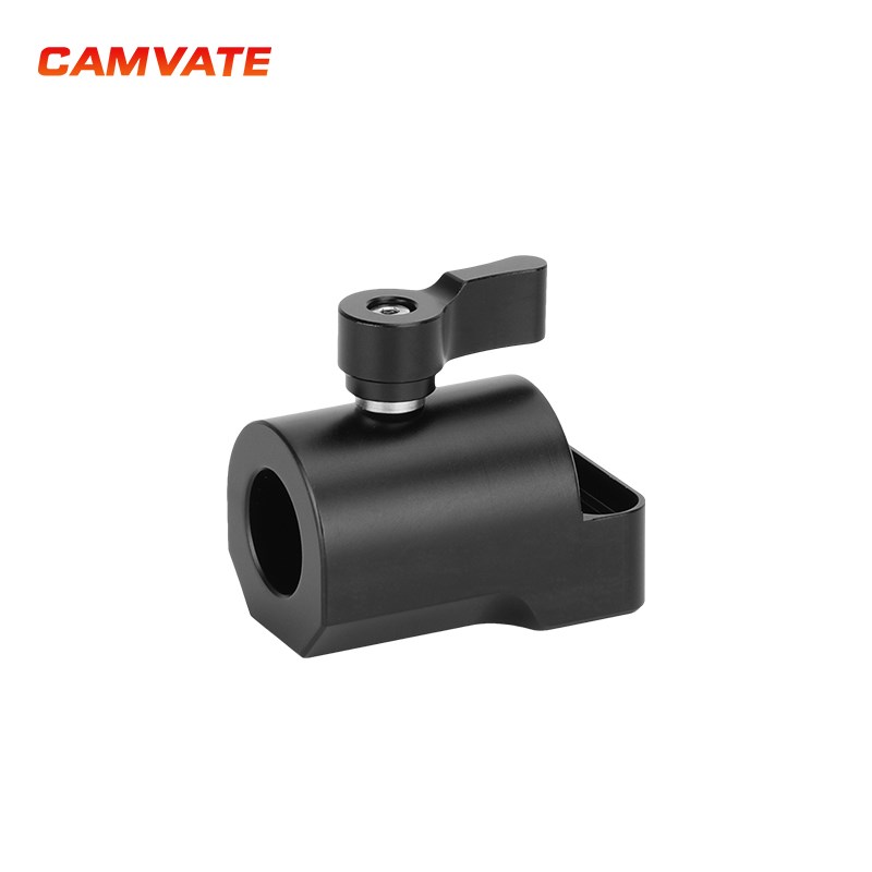 CAMVATE 1/4螺丝灯杆灯架头监视器安装件1923