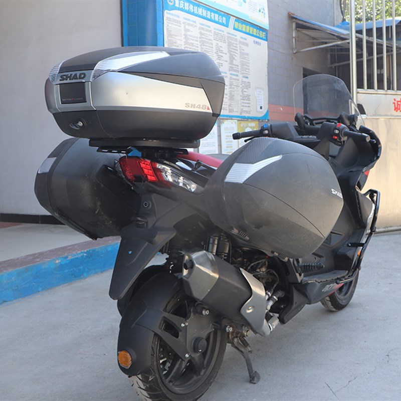 阿普利亚Rmx夏德三箱 边箱尾箱后备箱尾翼边架改装