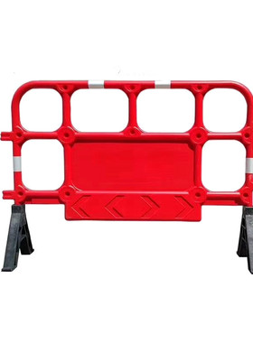 胶马隔离栏塑料护栏市政围栏黑色E胶马学校加油站铁马