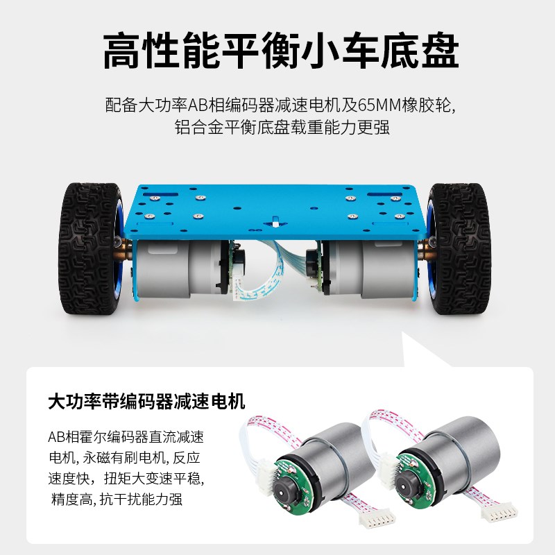 TM2平衡小车 两轮 小车 智能小车 轮机器人 学习源教程