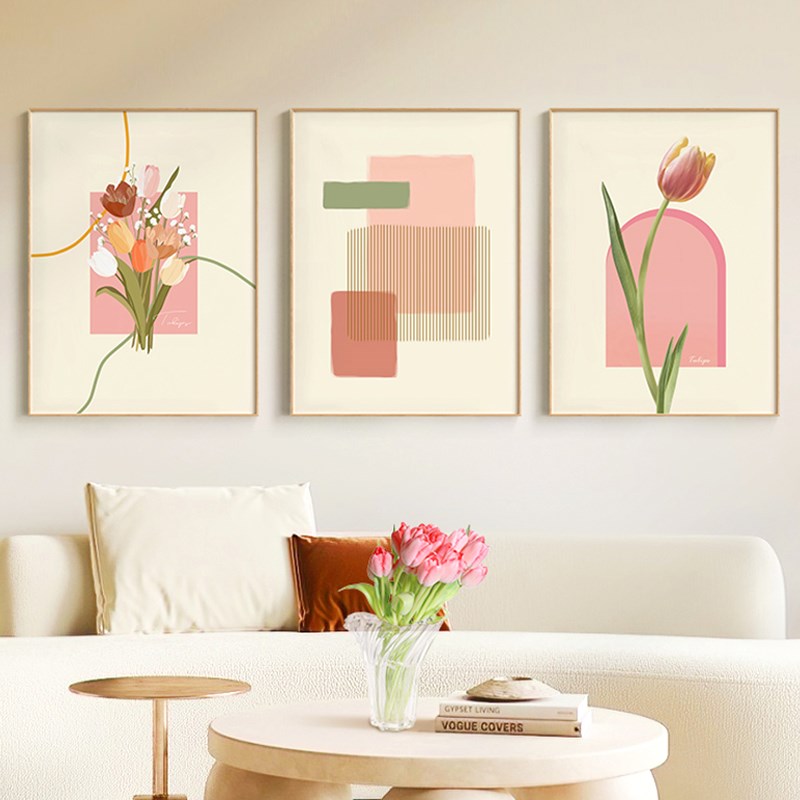 墙蛙客厅装饰画温馨卧室床头壁画走廊画现代沙发背景墙挂画