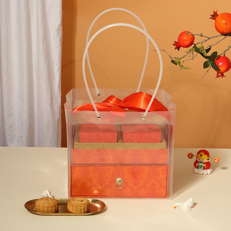 202新款中秋节月饼包装盒礼品盒空盒子高档层粒冰皮广式流心