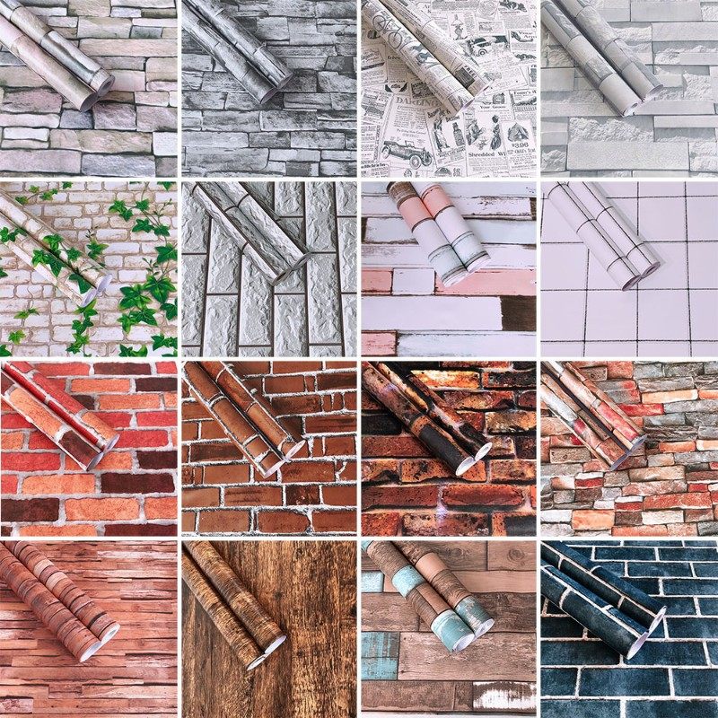 理发店发廊墙纸自粘商用防水防潮壁纸美发店墙面装饰墙纸厚,家居饰品,软装墙贴,淘宝优惠券,粉丝福利购,淘宝优惠卷