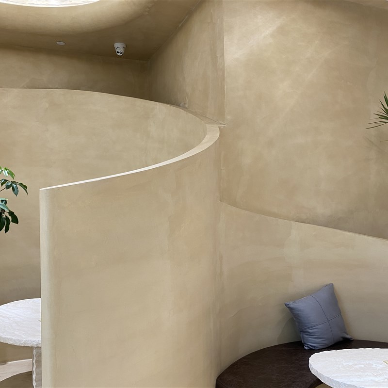 微水泥墙地一体工业风耐磨防水白色哑光家用复古漆叙利亚风格