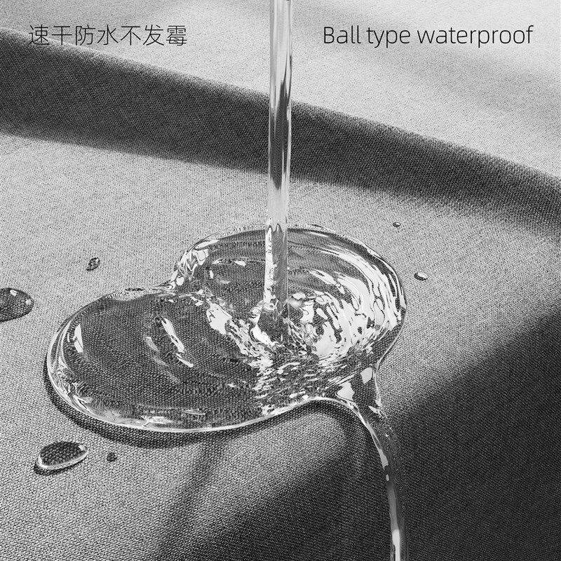 干湿分离帘子弧形杆子浴帘装免打房型防水布