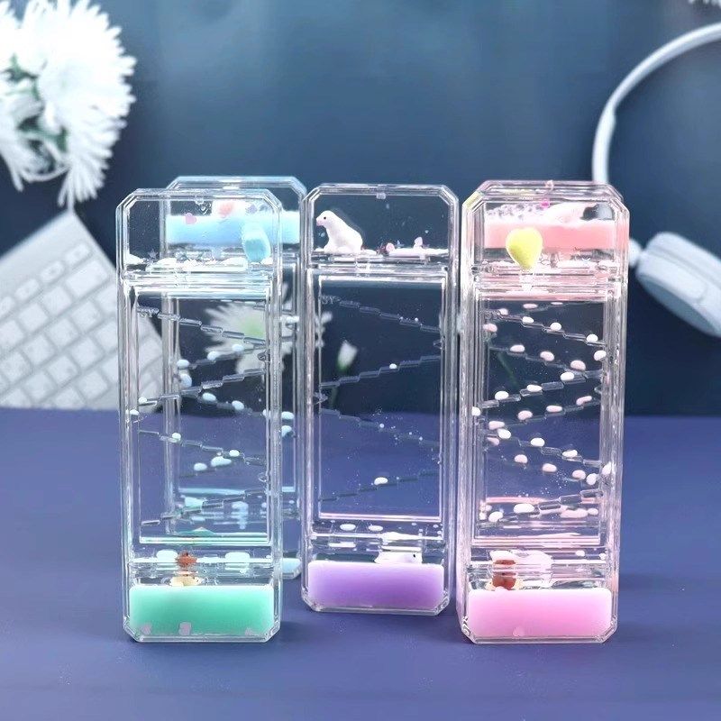 爱阶梯滴漏流沙瓶桌面装饰液体沙漏油漏客厅创意风解压,家居饰品,桌面摆件,淘宝优惠券,粉丝福利购,淘宝优惠卷