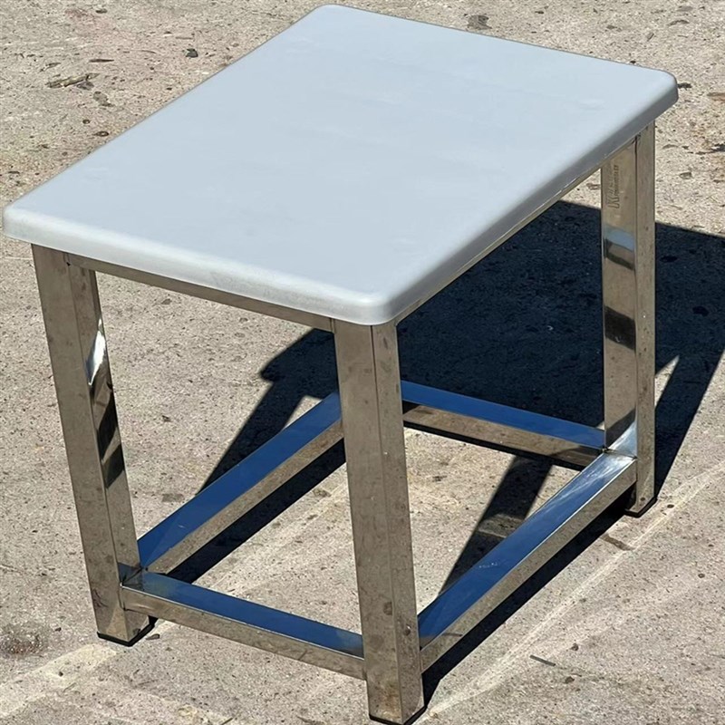 不锈钢注塑凳框架定制工作凳直腿实验无尘车间高凳