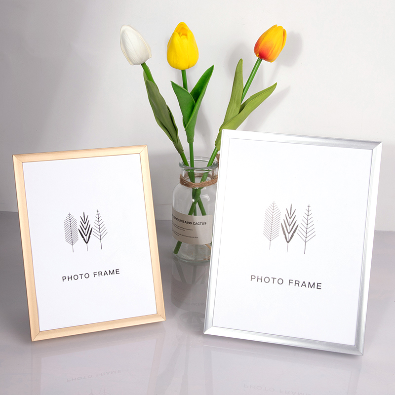 铝合金相框免拆式7   寸摆台相架儿童写真照片框挂墙现代